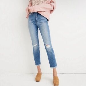 MADEWELL The Perfect Vintage Jean High Rise Light Wash Size 27